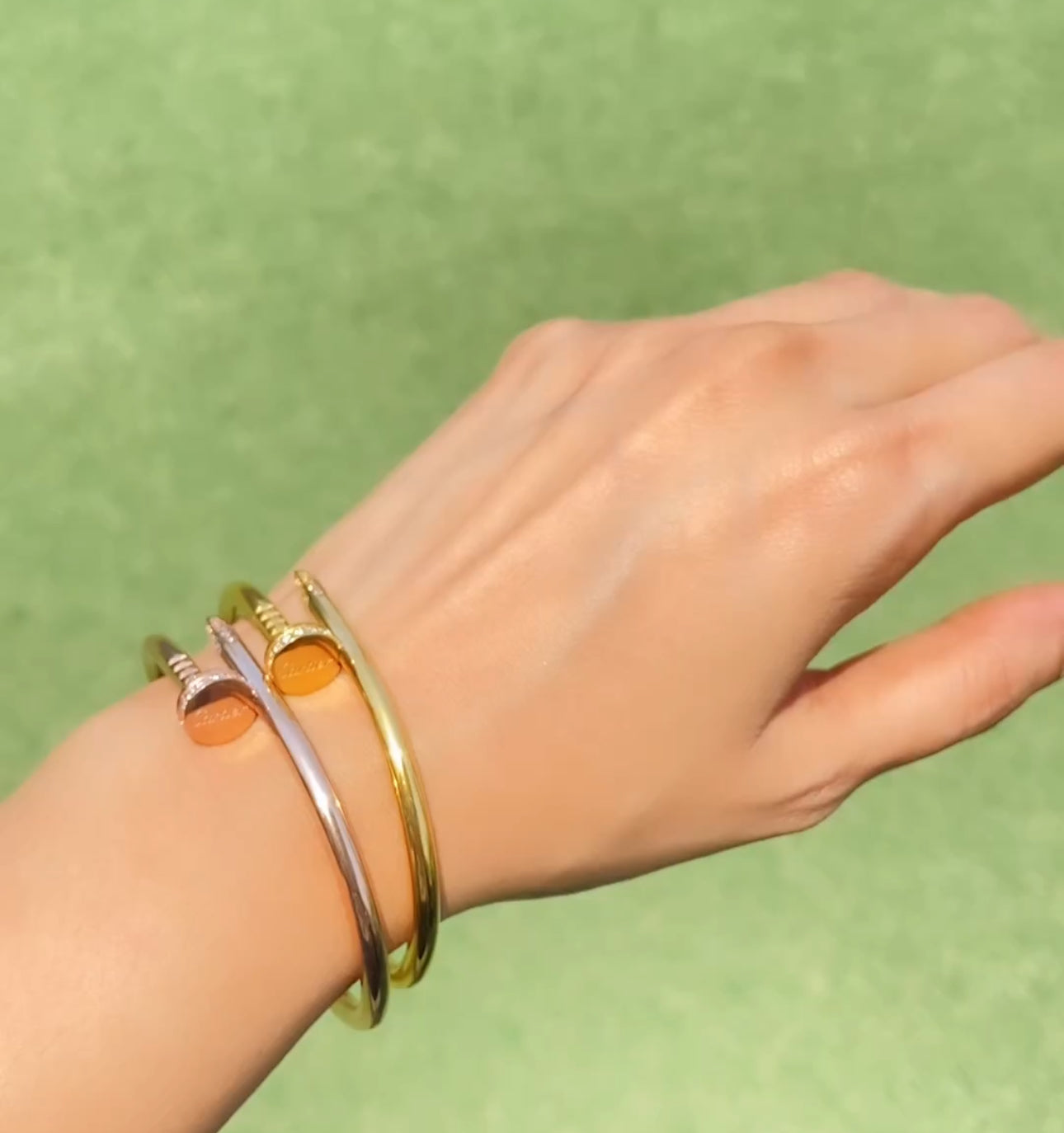 Nail bracelet - with diamond