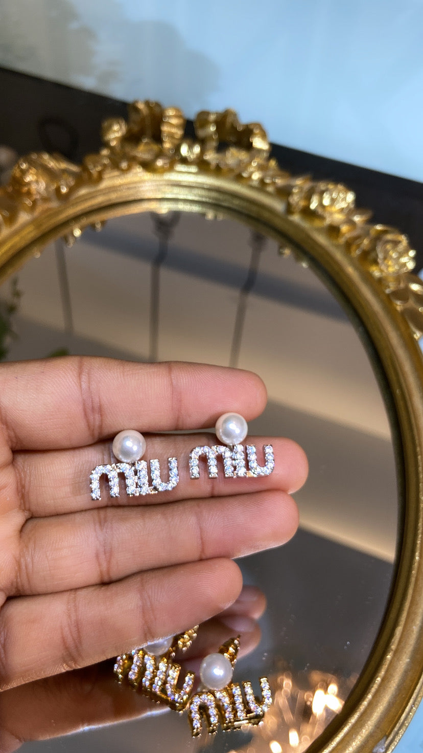 MIU MIU EARRINGS