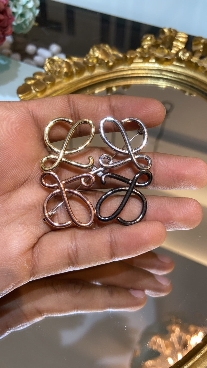 Low Gold Brooch