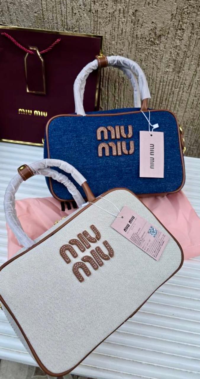 MIU MIU CANVAS BAG