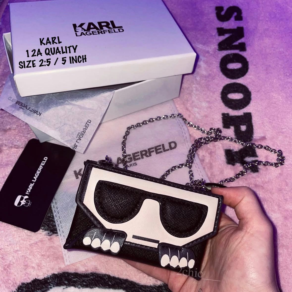 KARL CARD HOLDER SLING CHAIN