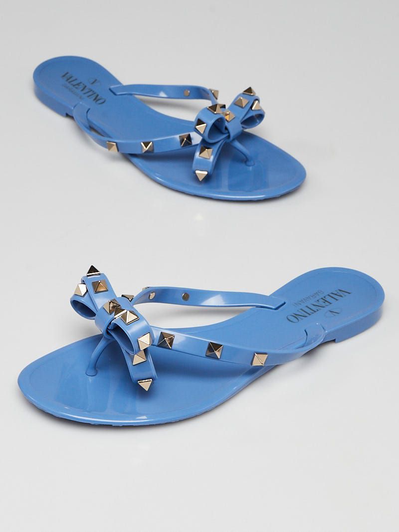 VAL JELLY THONG SLIDES