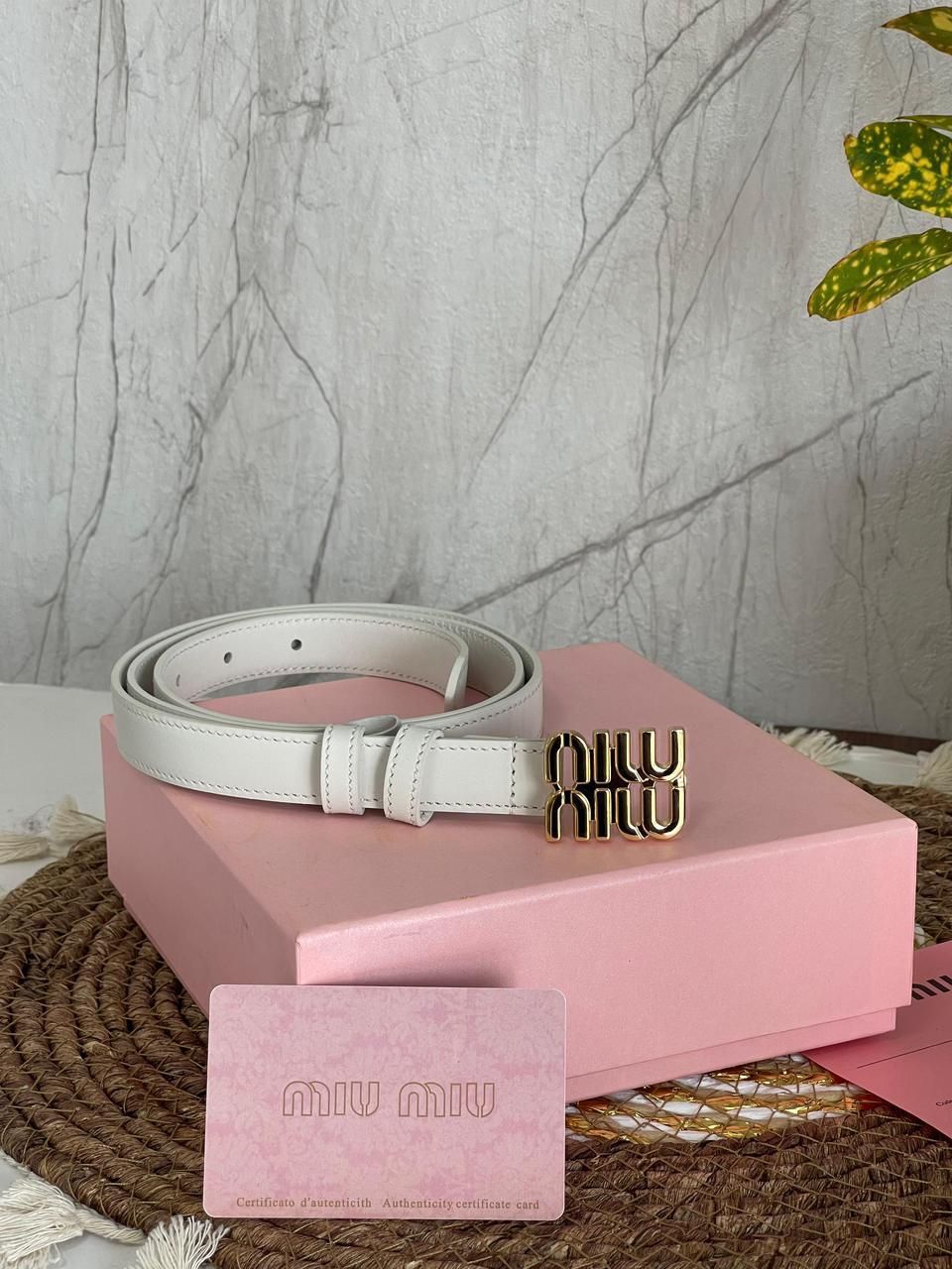 MIU MIU WAIST BELT