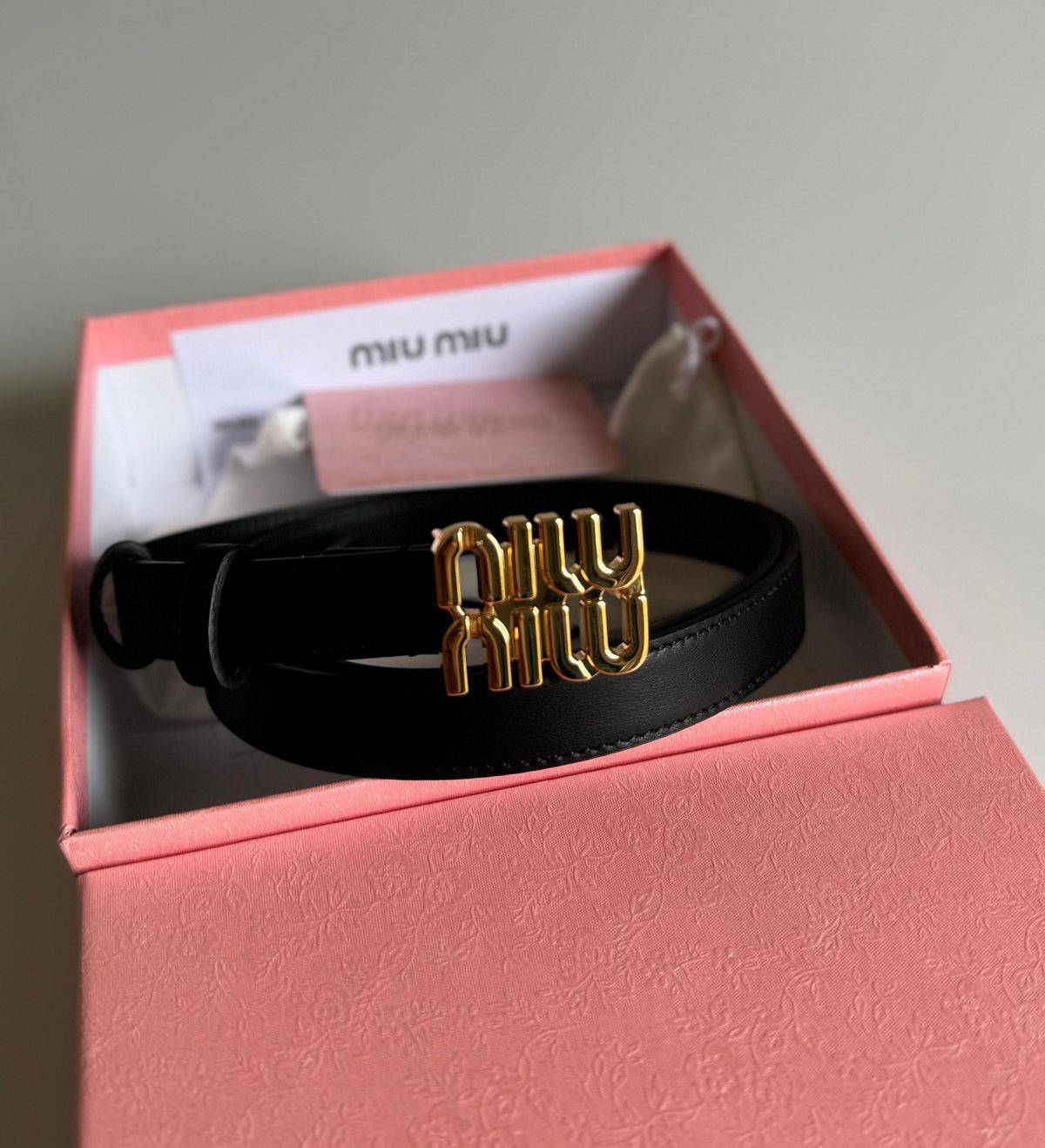 MIU MIU WAIST BELT