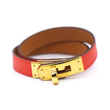 H KELLY LEATHER DOUBLE TURN BRACELET
