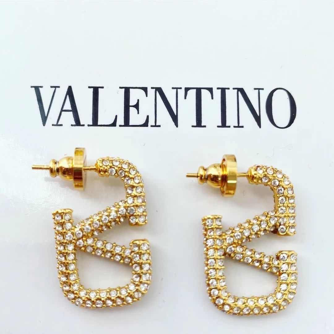 MINI VAL GOLD ENCRUSTED HOOPS