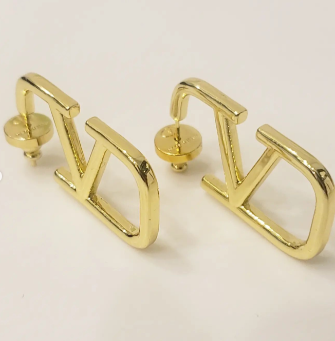 Val Gold hoops
