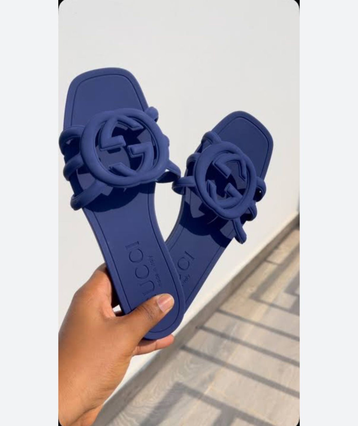 LIMITED EDITION GG SILICONE SLIDES