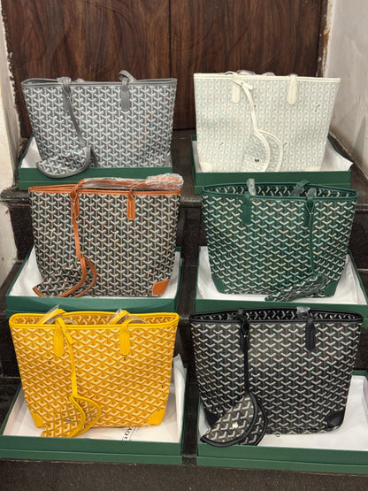 GOY TOTE WITH ZIP CLOSURE