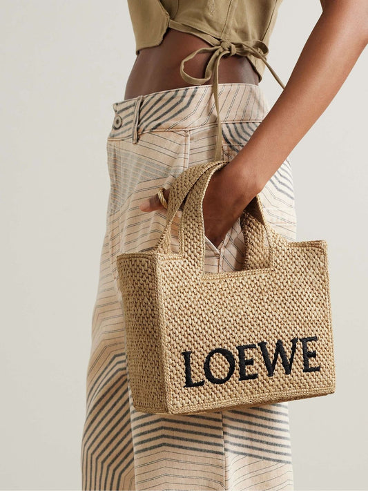 LOEWE RAFFIA TOTE