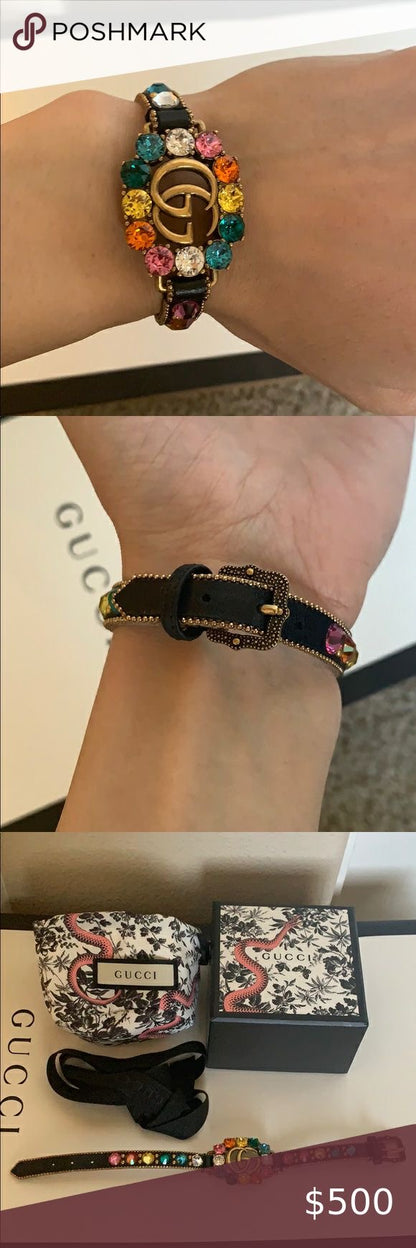 GG crystal multicolor bracelet