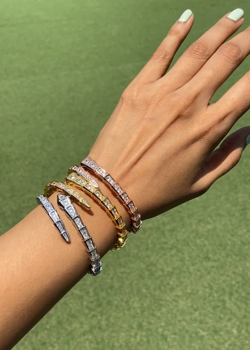 Snake Twist DIAMOND BRACELET (Single)