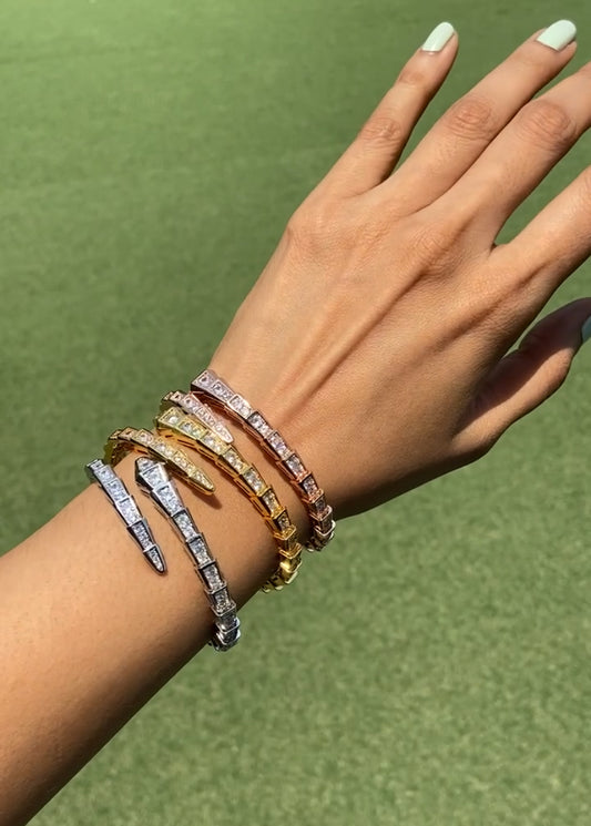 Snake Twist DIAMOND BRACELET (Single)