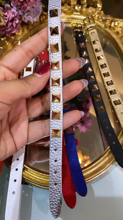 VAL STUDDED leather bracelet