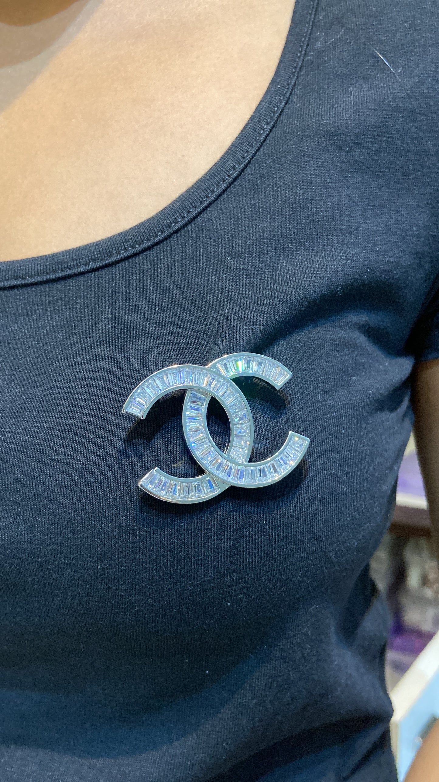 CC DIAMON BROOCH