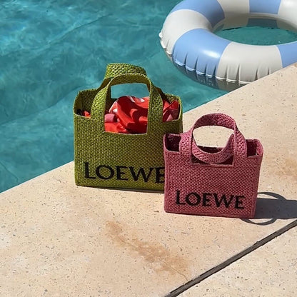 LOEWE RAFFIA TOTE