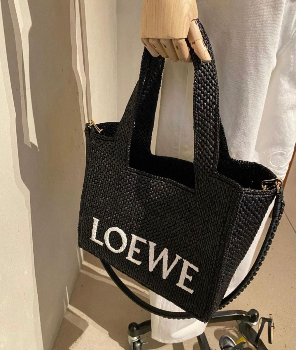 LOEWE RAFFIA TOTE
