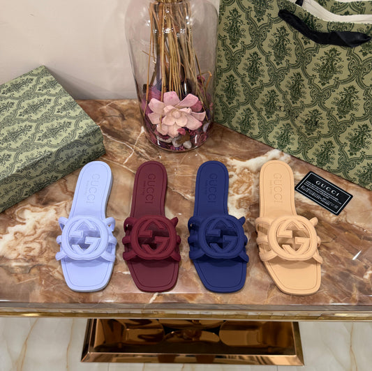 LIMITED EDITION GG SILICONE SLIDES
