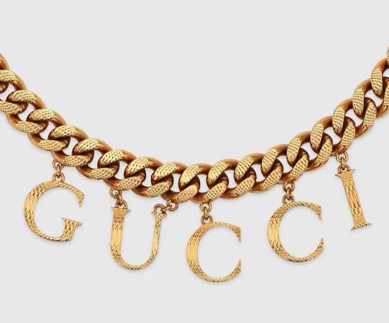 GG STATEMENT INITIAL NECKLACE
