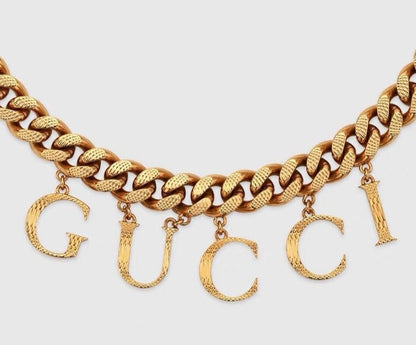 GG STATEMENT INITIAL NECKLACE