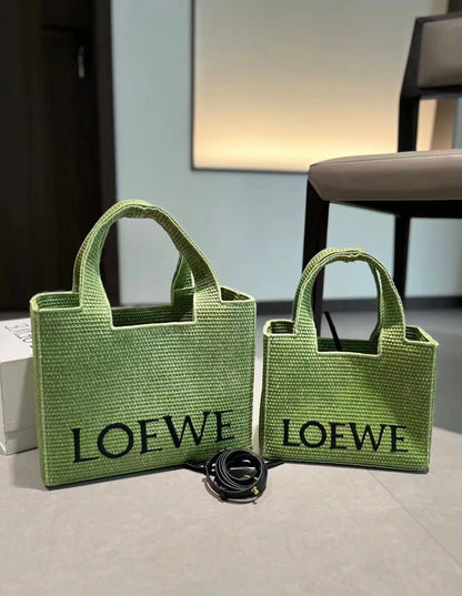 LOEWE RAFFIA TOTE