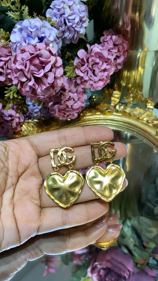 DG HEART EARRING