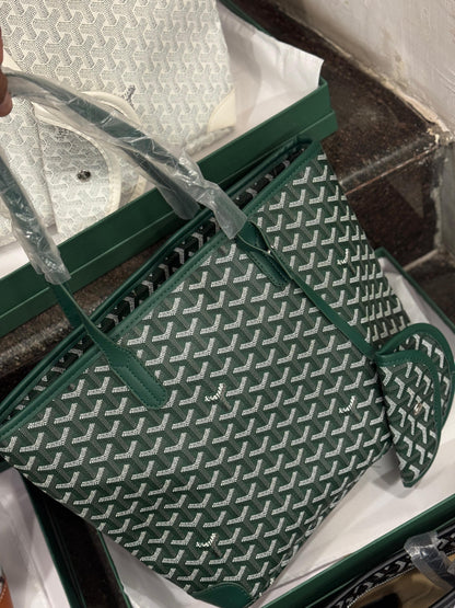 GOY TOTE WITH ZIP CLOSURE