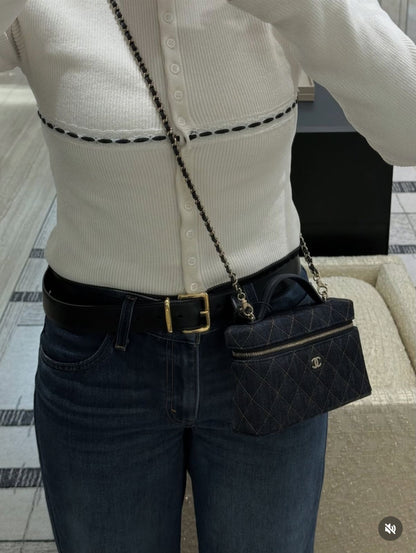 CC DENIM VANITY SLING