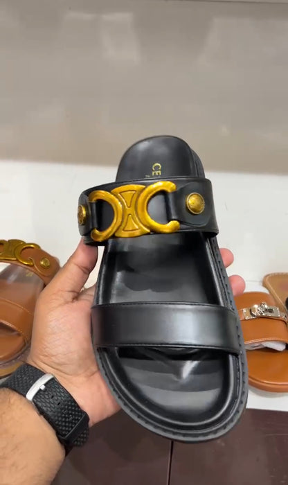 CEL TWO STRAP SLIDES
