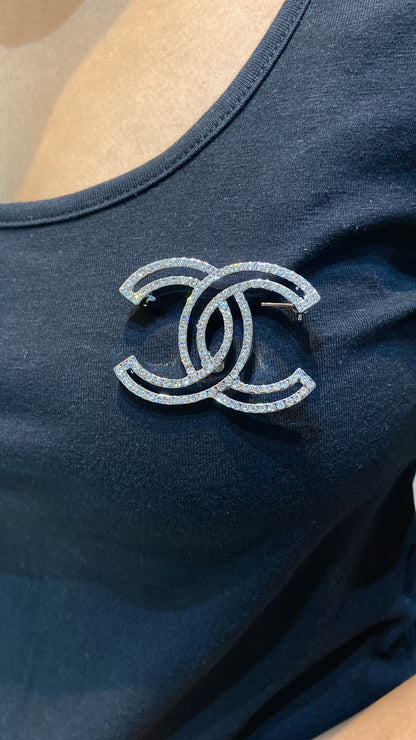 CC DIAMOND BROOCH