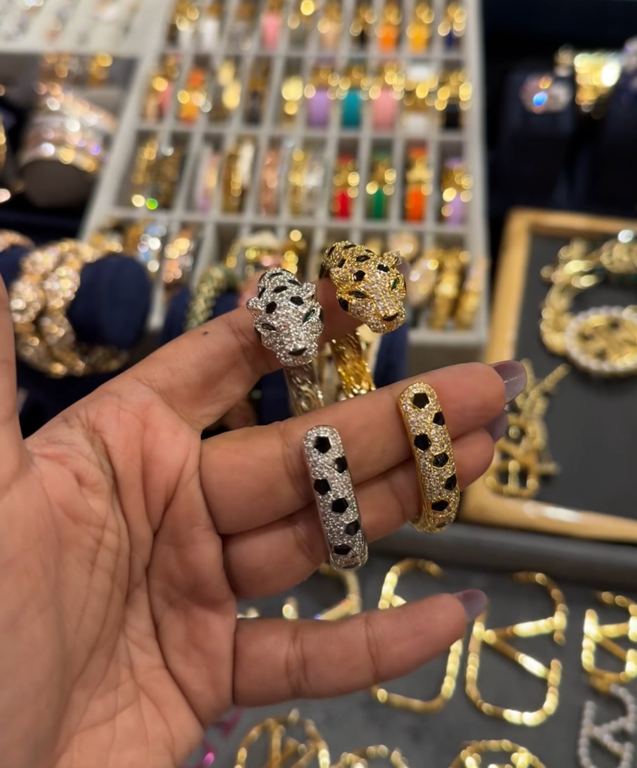 Dotted Panther bracelet