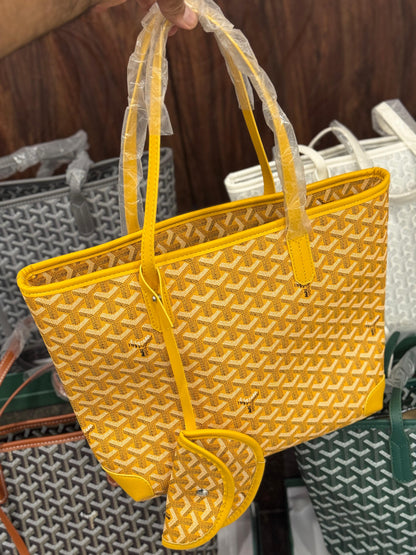 GOY TOTE WITH ZIP CLOSURE