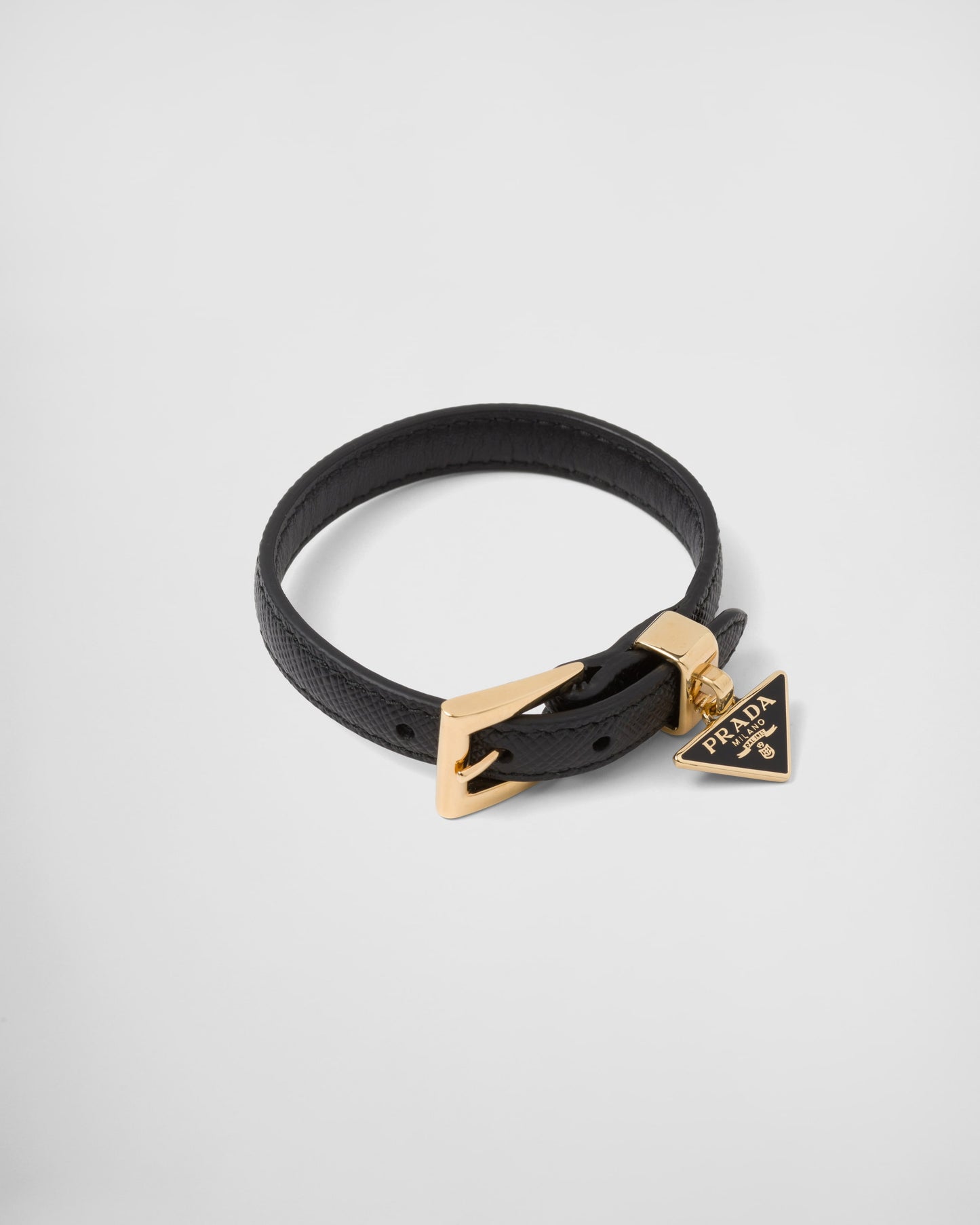 Pra leather monogram bracelet