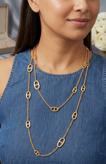 HERM farandole rope necklace