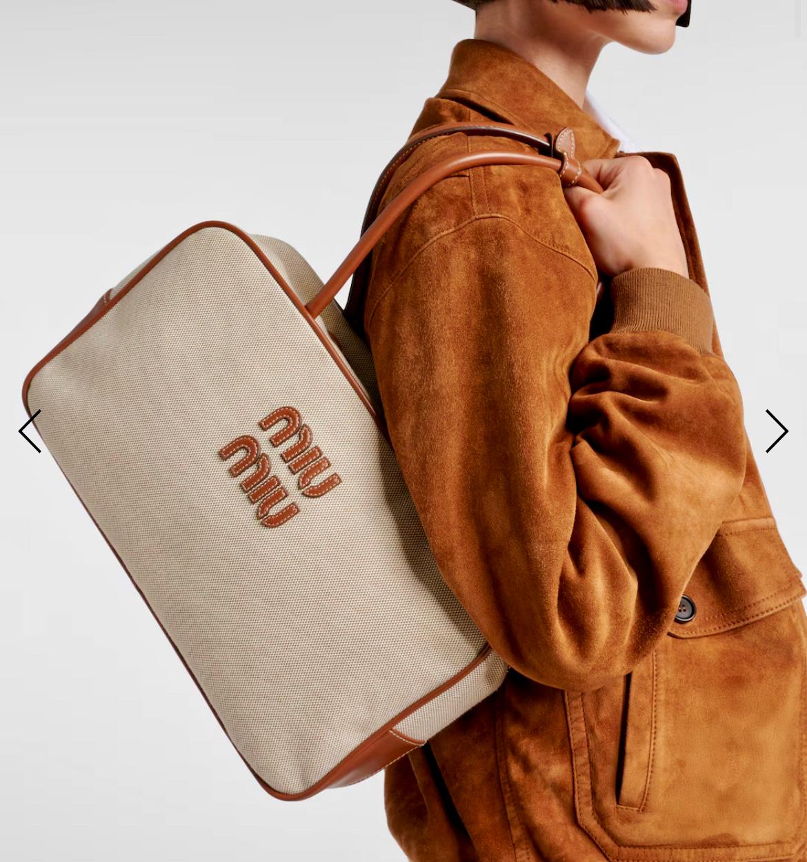 MIU MIU CANVAS BAG