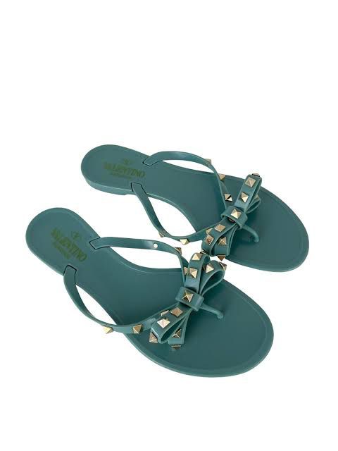 VAL JELLY THONG SLIDES