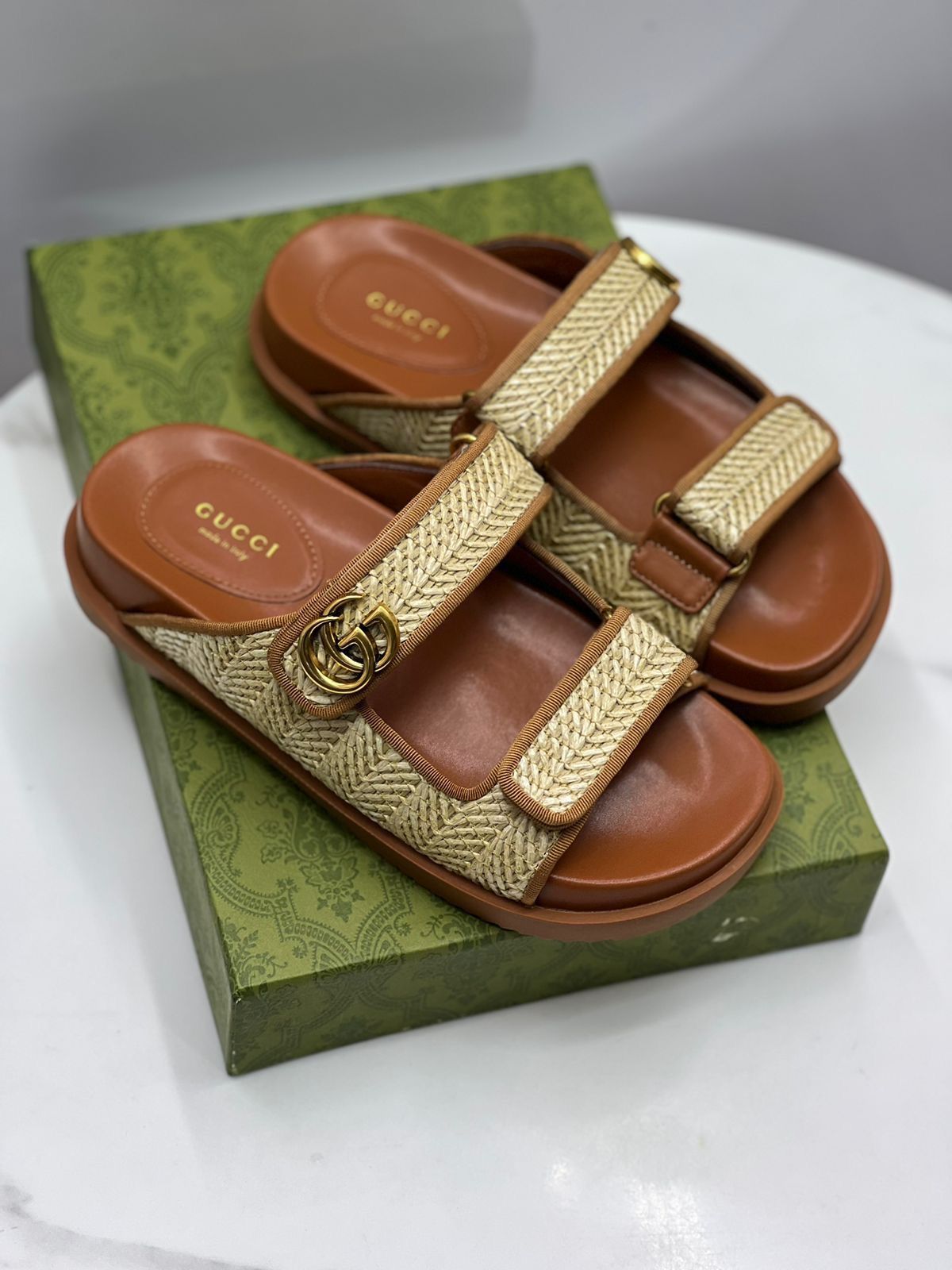 GG JUTE SANDALS