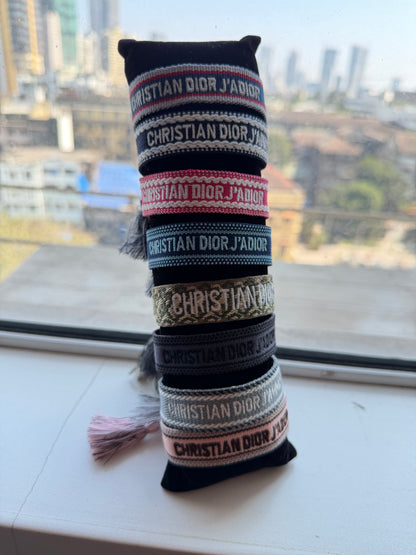 DIOR CD THREAD BRACELET