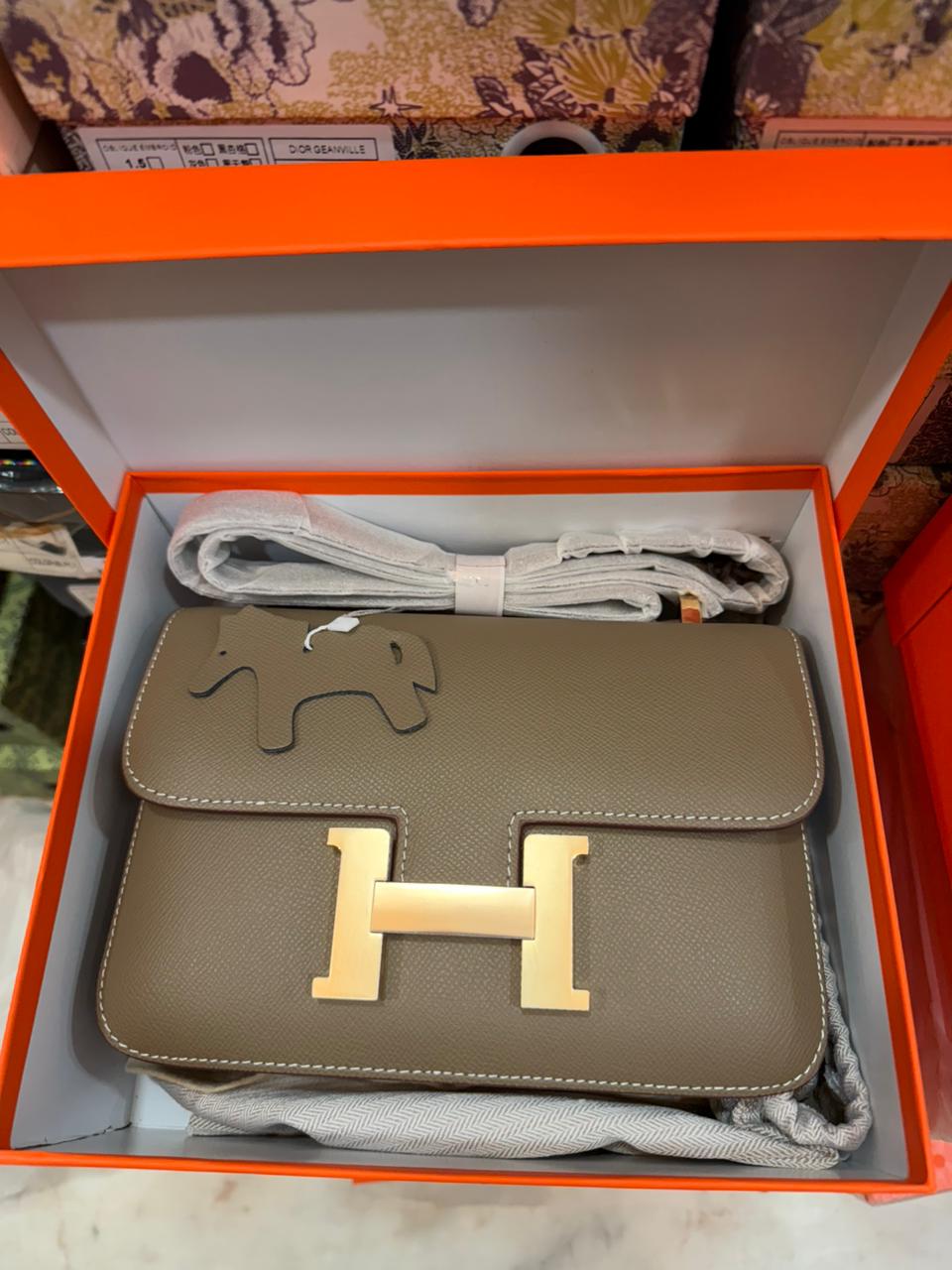 HERMES CONSTANCE BAG IN EPSOM