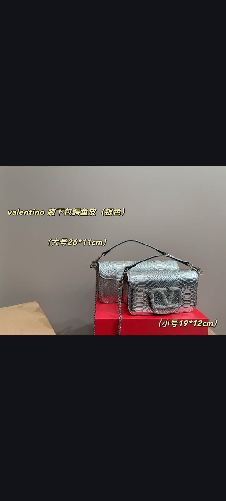 LATEST VAL GAR METALLIC SHOULDER BAG