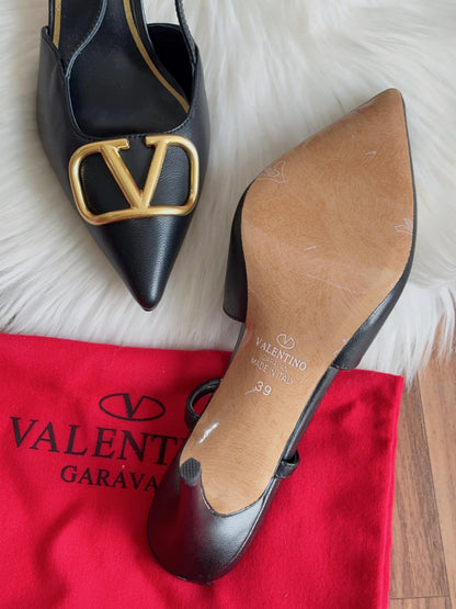 BLACK VAL HEELS