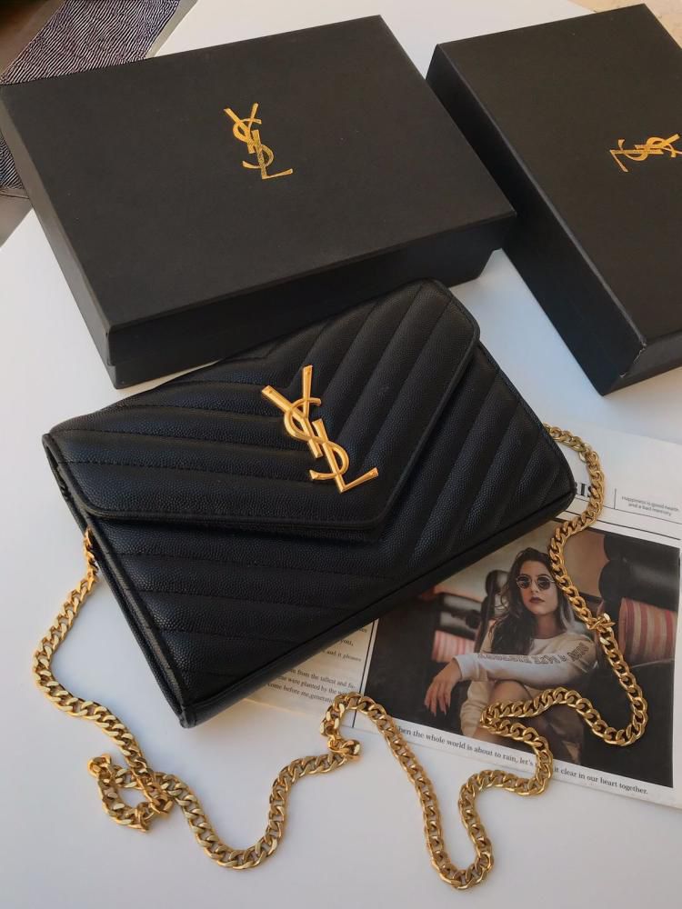 Ysl Laurent Cassandre Matelassé Large Flap Wallet