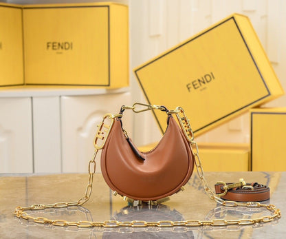 Fen Mini hobo leather bag
