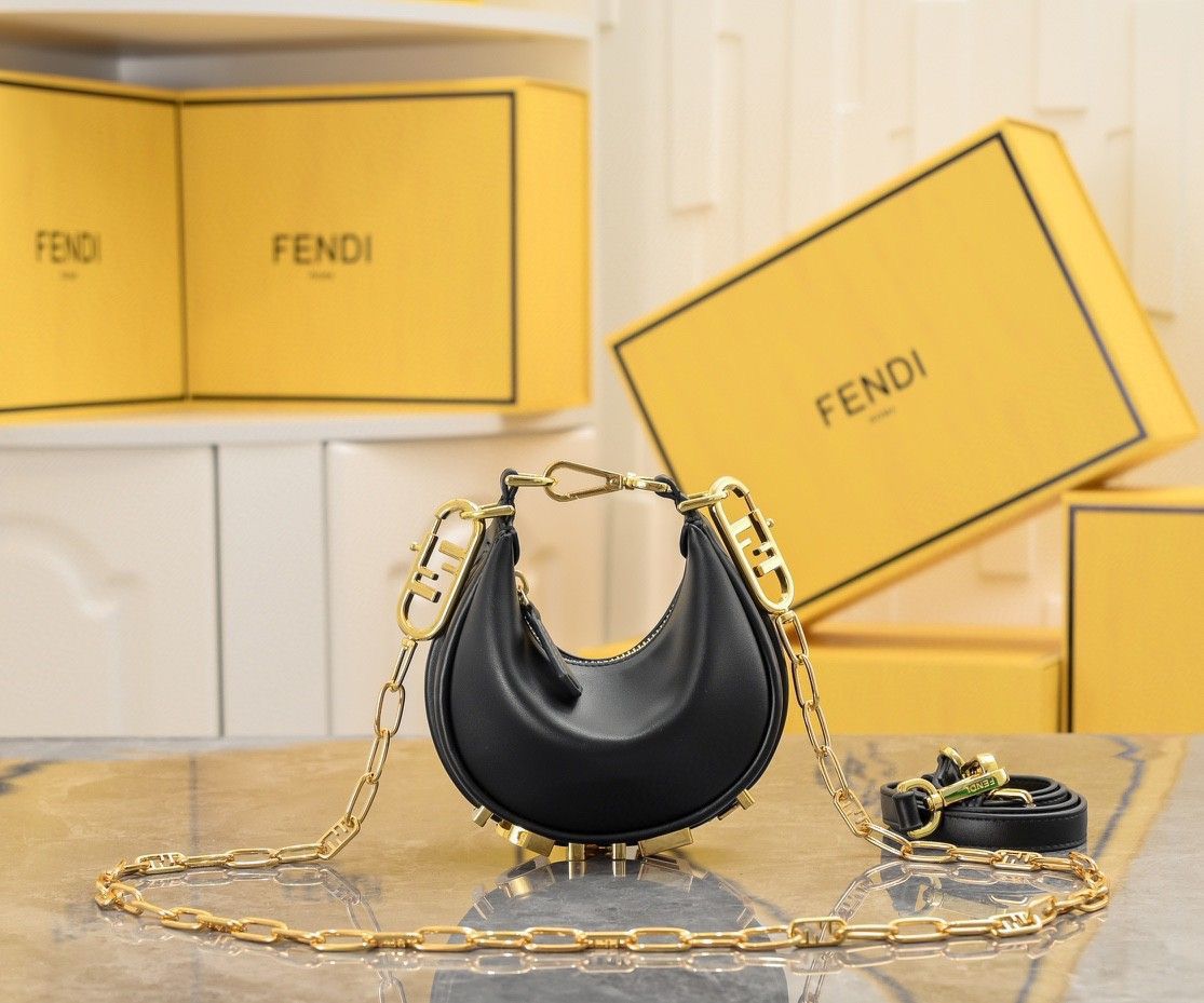 Fen Mini hobo leather bag