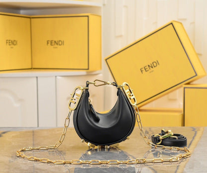 Fen Mini hobo leather bag
