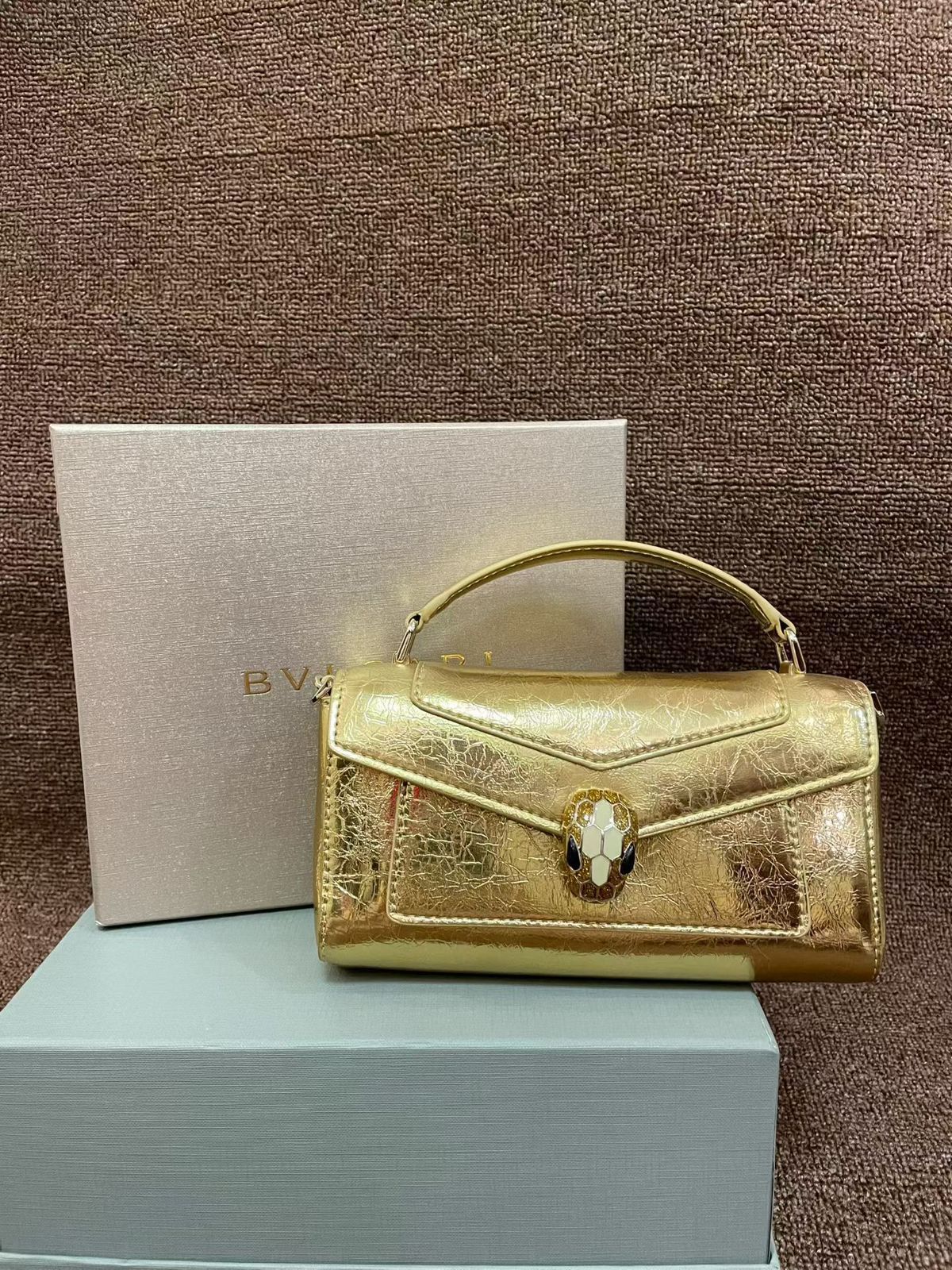 Bvlgari Serpenti Forever mini top handle bag