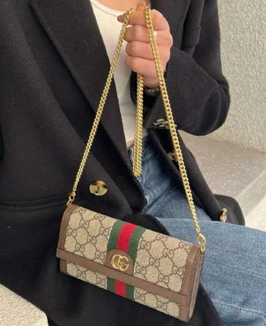 Gucci Ophidia continental wallet cum sling