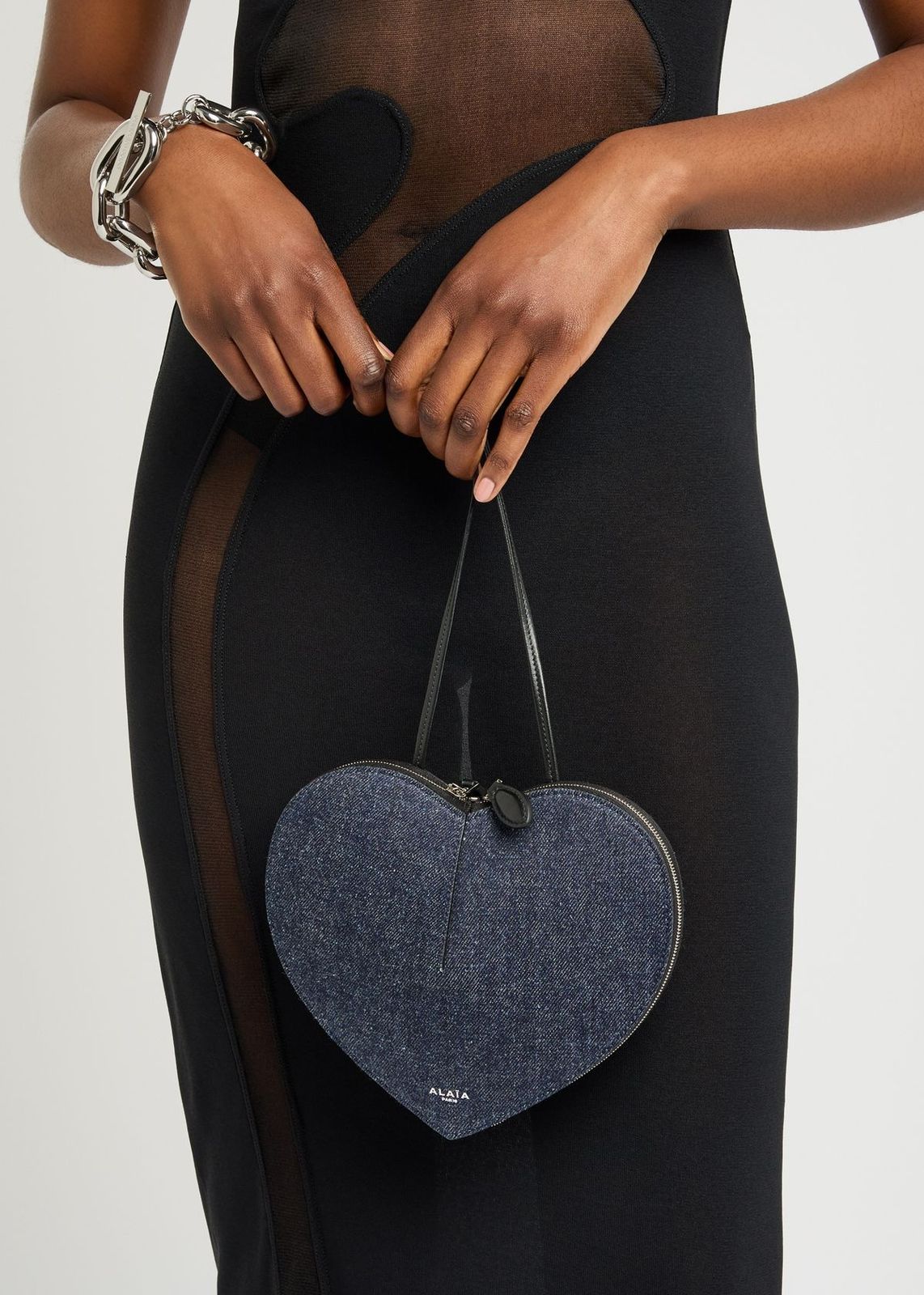 ALAIA heart-shaped SLING