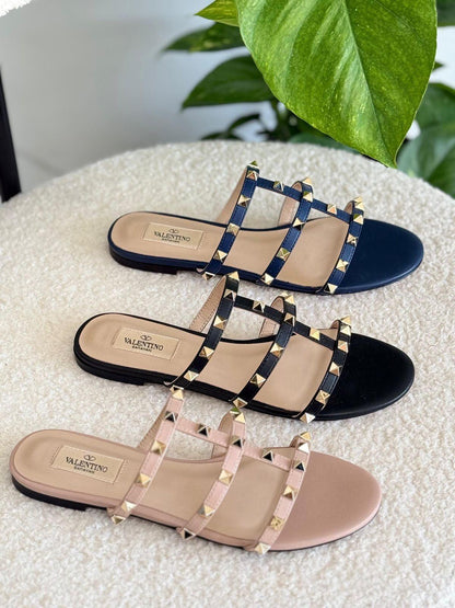 VALENTINO STUDDED SLIDES