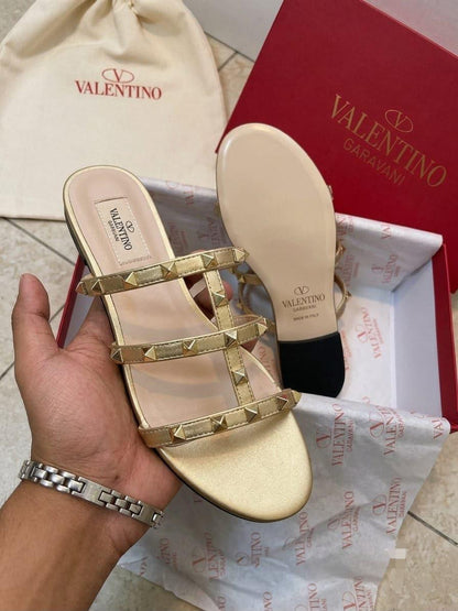 VALENTINO STUDDED SLIDES